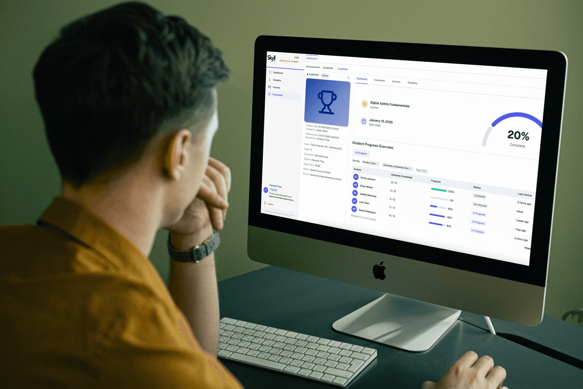 Skyll teacher portal