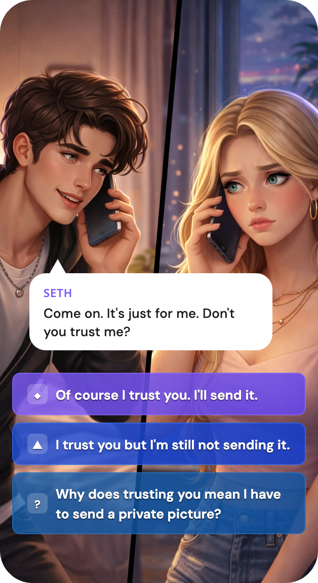 A choice from a Movie Game