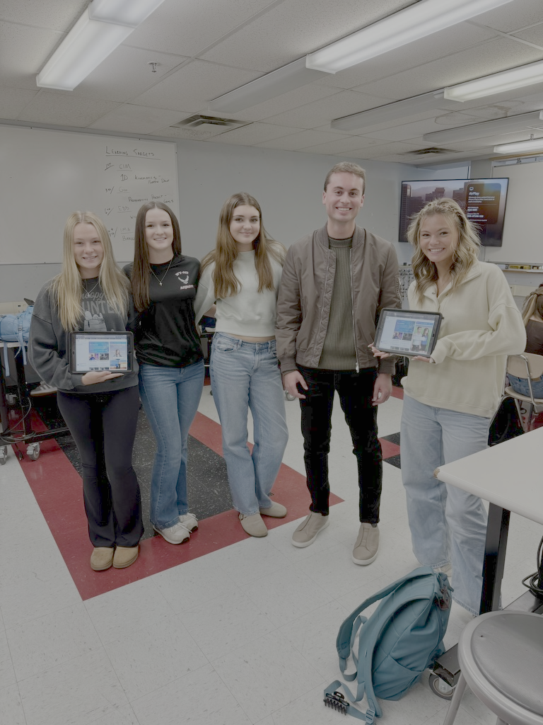 Students playing a Movie Game in a West Virginia classroom